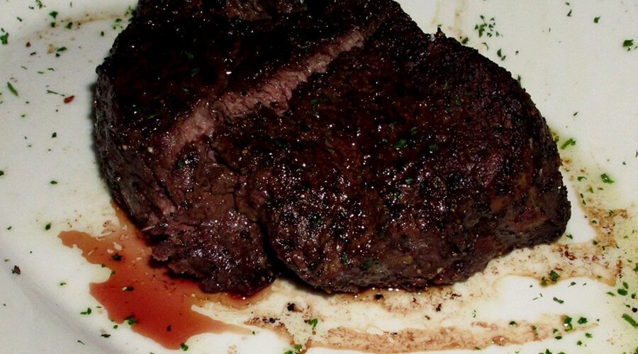 Blue Mesa Grill Black Pepper Crusted Filet Mignon with Goat Cheese Recipe