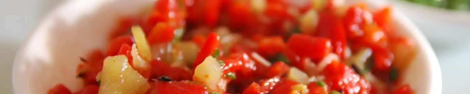 Blue Mesa Grill Roasted Red Pepper and Ancho Salsa Recipe