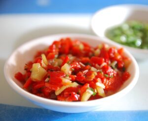 Blue Mesa Grill Roasted Red Pepper and Ancho Salsa Recipe