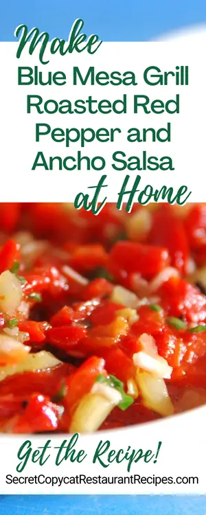 Blue Mesa Grill Roasted Red Pepper and Ancho Salsa Recipe