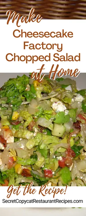 Cheesecake Factory Chopped Salad Recipe