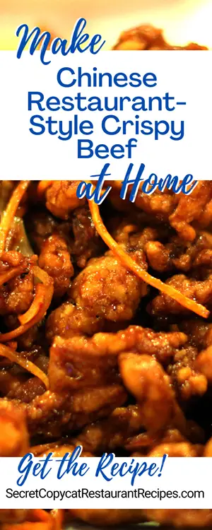 Chinese Restaurant-Style Crispy Beef Recipe