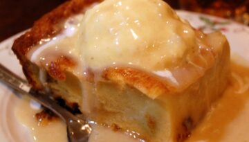 Old Glory BBQ Bread Pudding with Butterscotch Topping Recipe