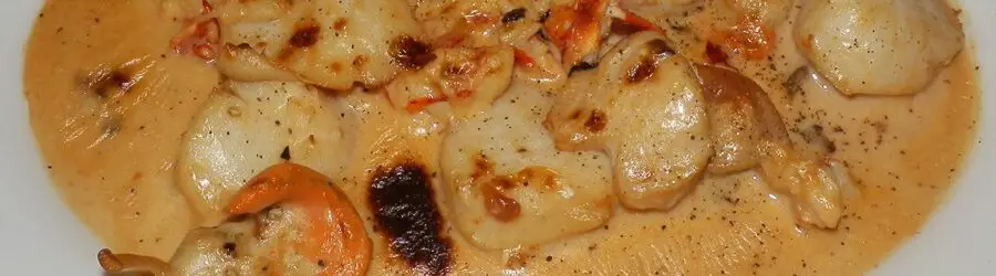 Ruth's Chris Steak House Scallops in Lobster Sauce Recipe