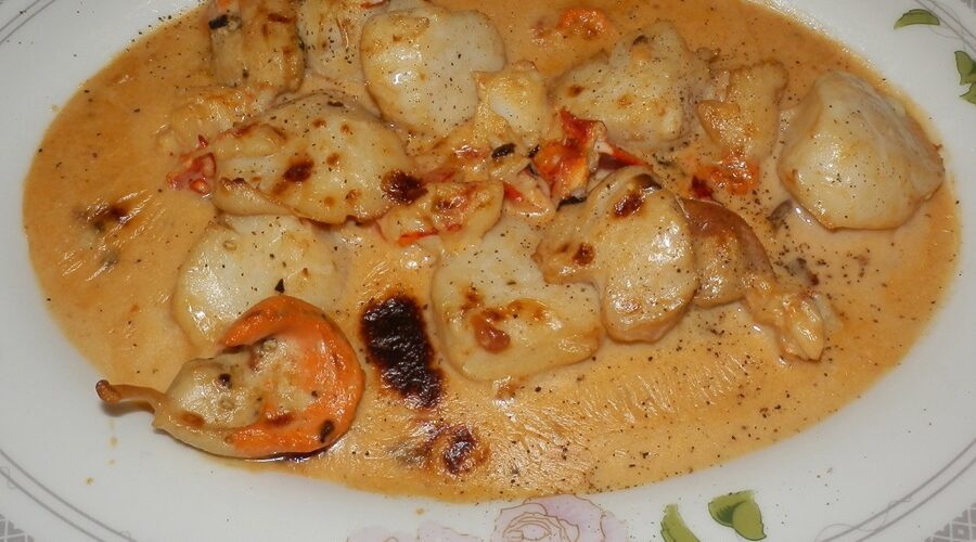 Ruth's Chris Steak House Scallops in Lobster Sauce Recipe