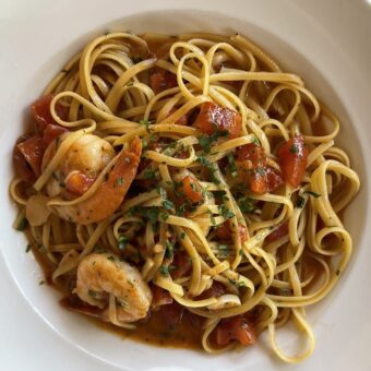411 West Italian Café and 518 West Italian Café Lemon Linguine With Shrimp And Scallops Recipe 411 West Italian Café and 518 West Italian Café Lemon Linguine With Shrimp And Scallops Recipe