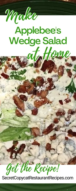 Applebee's Wedge Salad Recipe