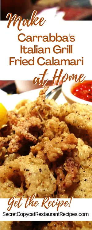 Carrabba's Italian Grill Fried Calamari Recipe