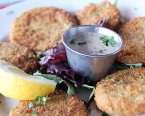 Dinosaur Bar-B-Que Fried Green Tomatoes Recipe