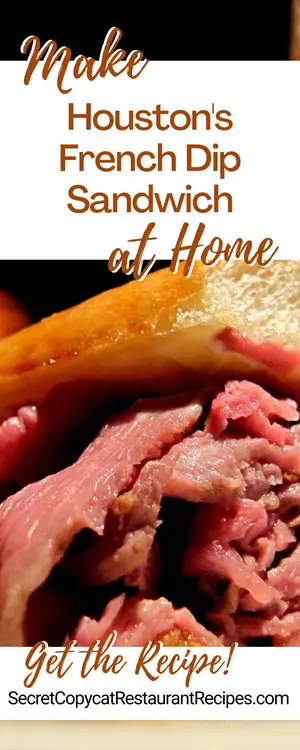 Houston's French Dip Sandwich Recipe