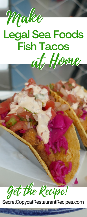 Legal Sea Foods Fish Tacos Recipe