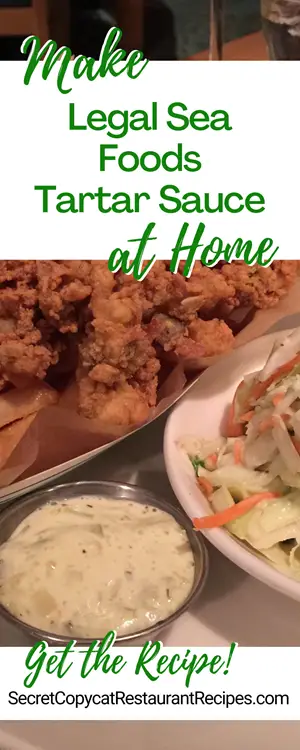 Legal Sea Foods Tartar Sauce Recipe