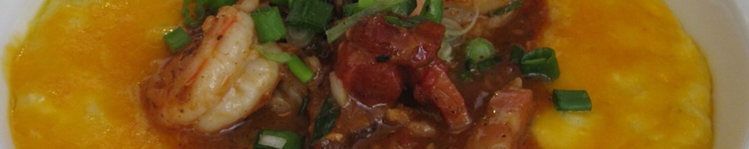 Brenda’s French Soul Food Shrimp & Grits With Tomato-Bacon Relish Recipe