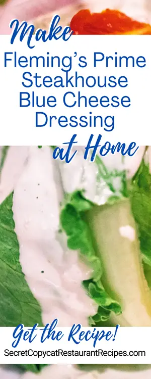 Fleming’s Prime Steakhouse Blue Cheese Dressing Recipe