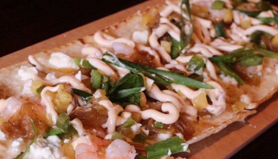 Gordon Biersch Chipotle Shrimp Flatbread Recipe