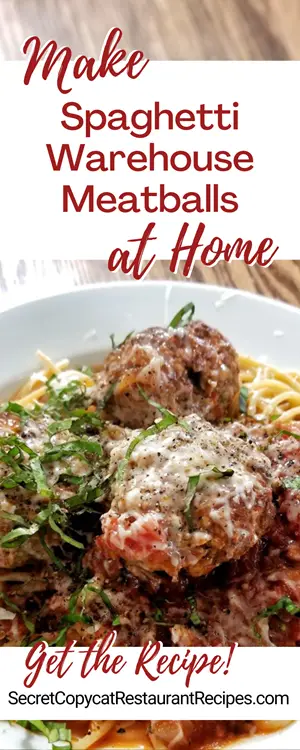 Spaghetti Warehouse Meatballs Recipe