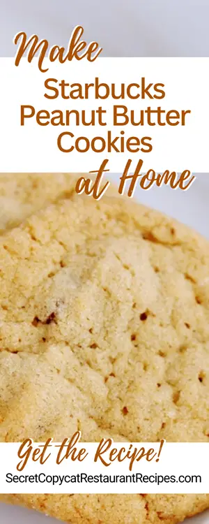 Starbucks Peanut Butter Cookies Recipe