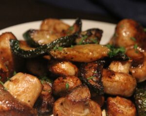 Steak and Ale Sautéed Mushrooms Recipe