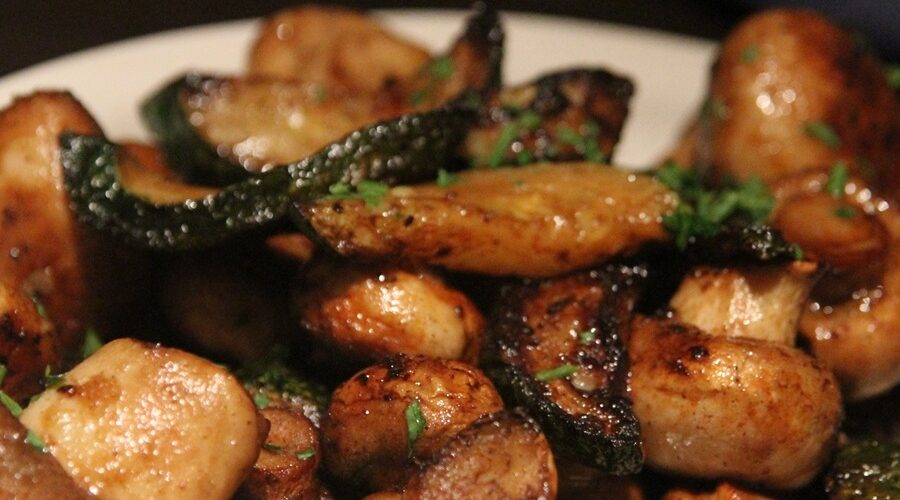 Steak and Ale Sautéed Mushrooms Recipe