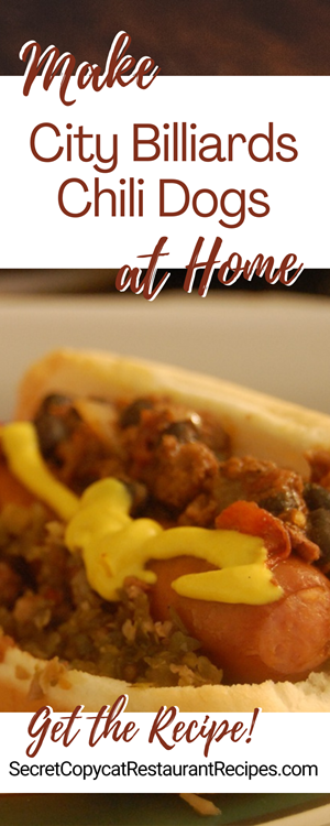 City Billiards Chili Dogs Recipe
