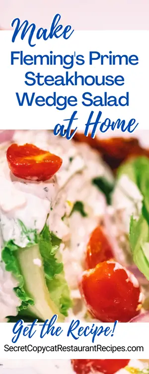 Fleming's Prime Steakhouse Wedge Salad Recipe