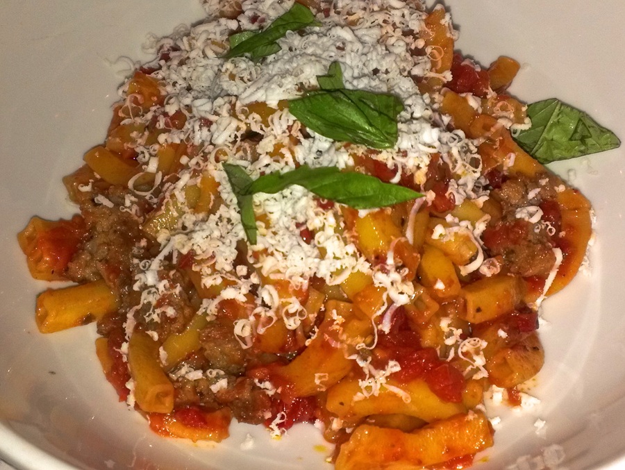 Romano's Macaroni Grill Sausage Quadratini Recipe