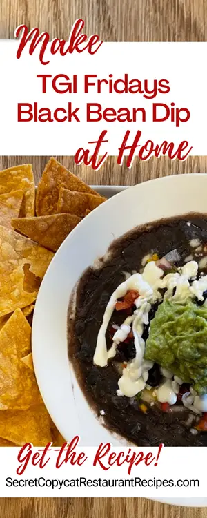 TGI Fridays Black Bean Dip Recipe