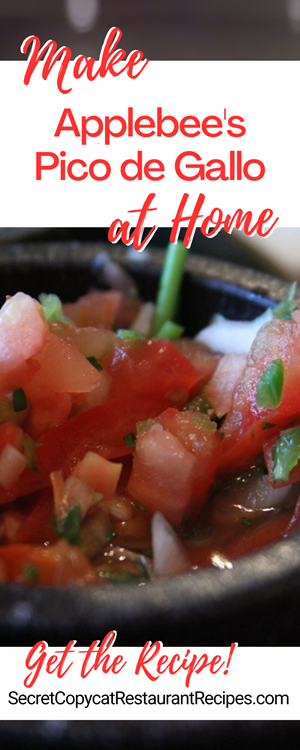 Applebee's Pico de Gallo Recipe