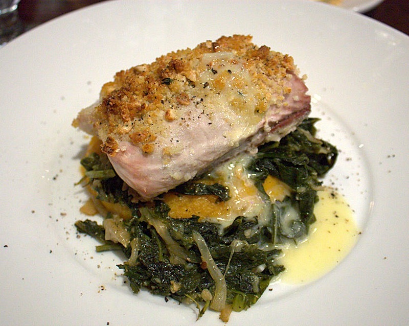 Legal Sea Foods Lemon Crusted Mahi Mahi with Romesco Sauce Recipe