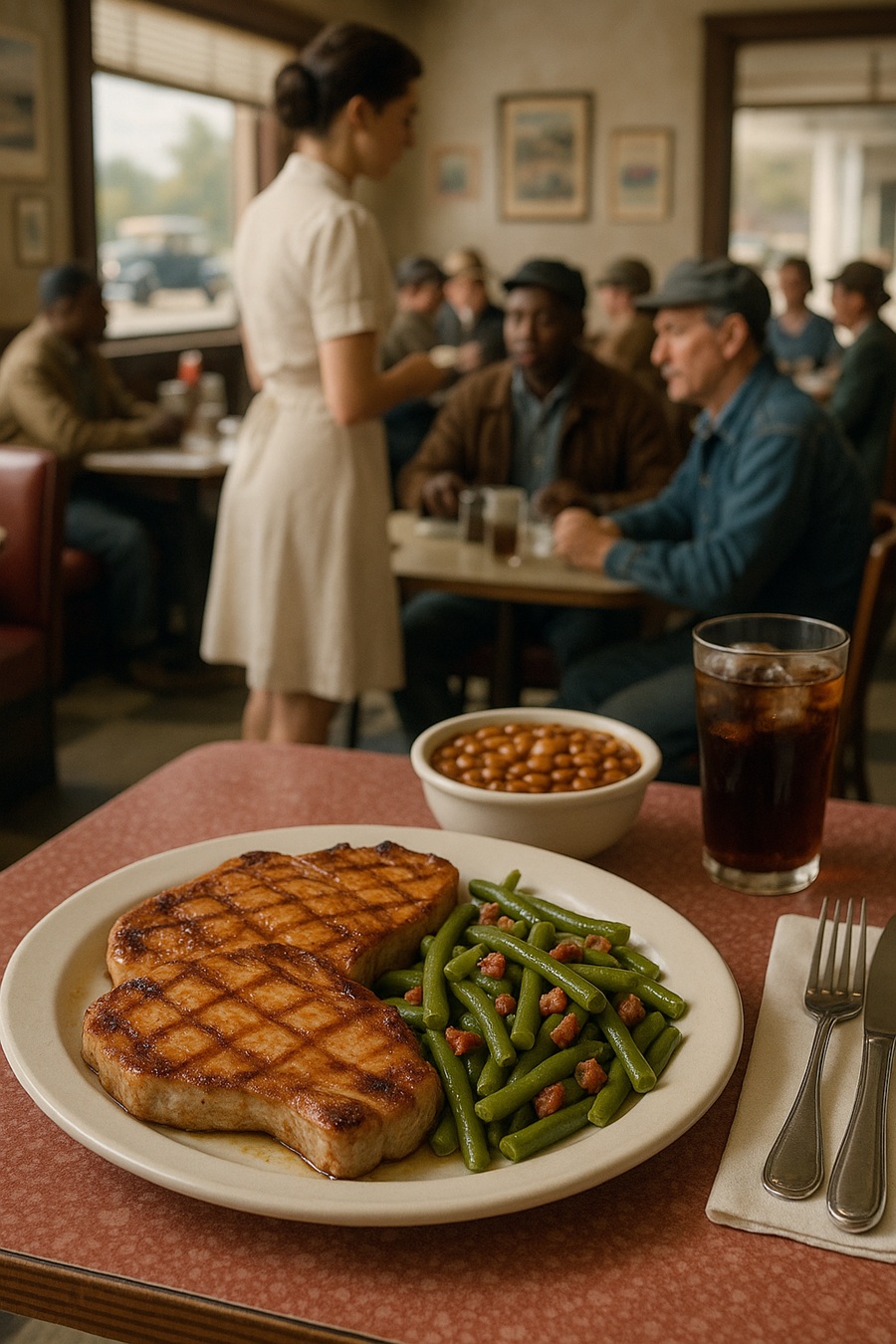 Classic American Diner-Style Grilled Pork Chops Recipe