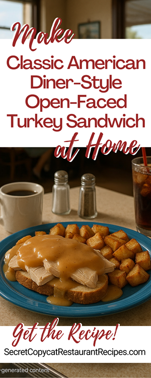Classic American Diner-Style Open-Faced Turkey Sandwich Recipe