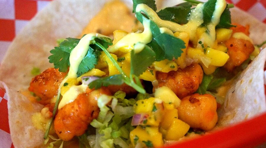 Da Lobster Fried Shrimp Tacos Recipe