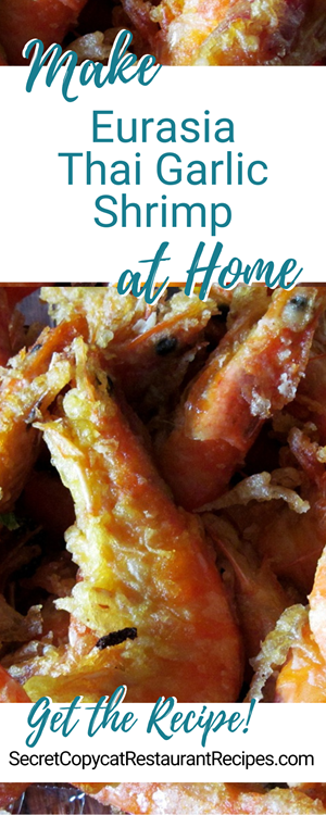 Eurasia Thai Garlic Shrimp Recipe