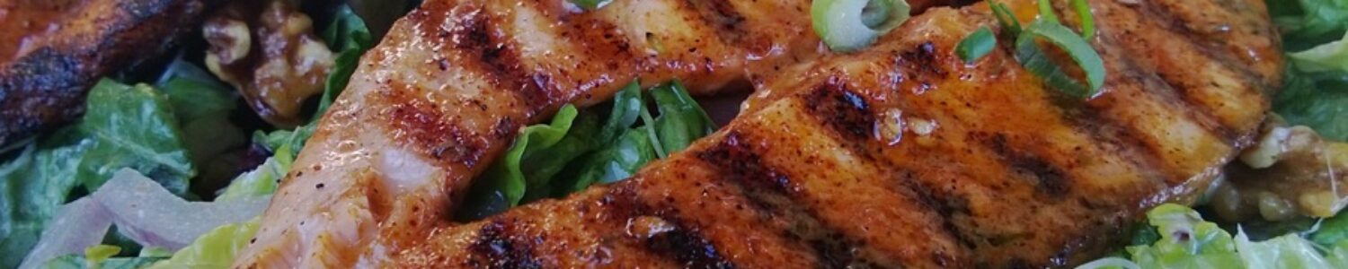 FishBonz Grill Cajun Salmon Salad Recipe