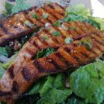 FishBonz Grill Blackened Salmon Salad Recipe