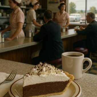 Classic American Diner-Style Chocolate Cream Pie Recipe Classic American Diner-Style Chocolate Cream Pie Recipe