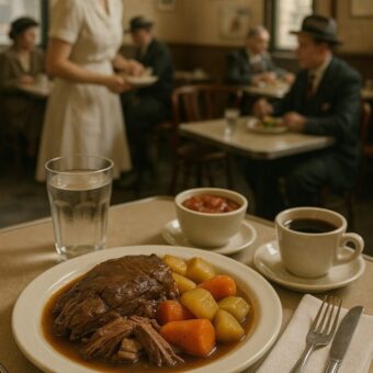 Classic American Diner-Style Pot Roast with Vegetables Recipe
