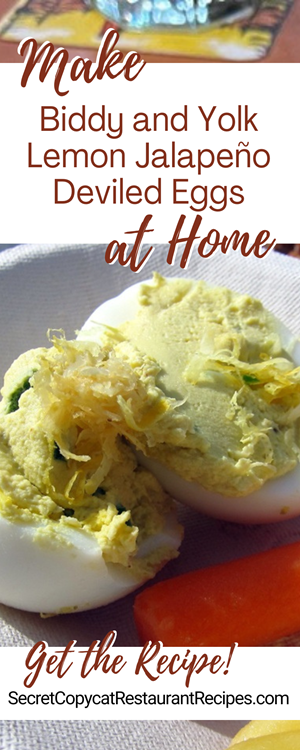 Biddy and Yolk Lemon Jalapeño Deviled Eggs Recipe