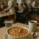 Classic American Diner-Style Navy Bean Soup with Ham Recipe