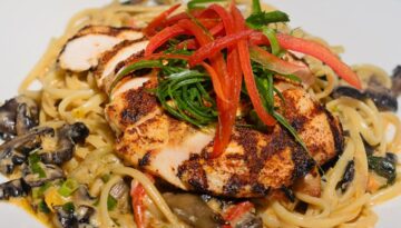 Gordon Biersch Blackened Chicken Linguine Recipe