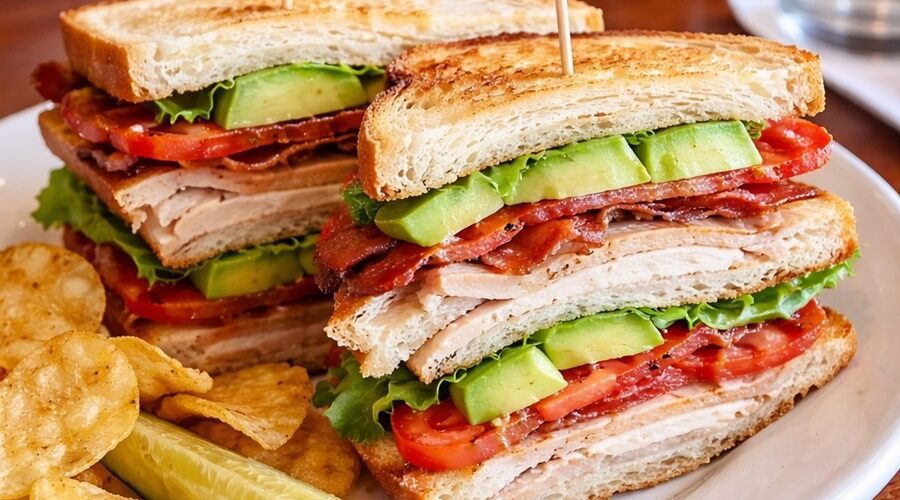 Carson Street Deli Smoked Turkey Avocado Club Recipe