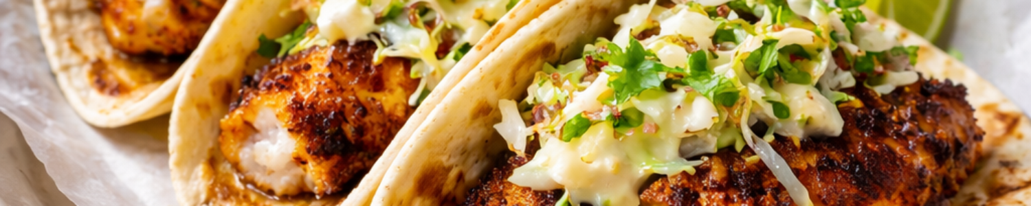 Fish River Grill Blackened Fish Tacos Recipe