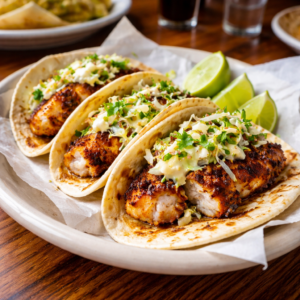 Fish River Grill Blackened Fish Tacos Recipe