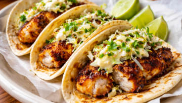 Fish River Grill Blackened Fish Tacos Recipe