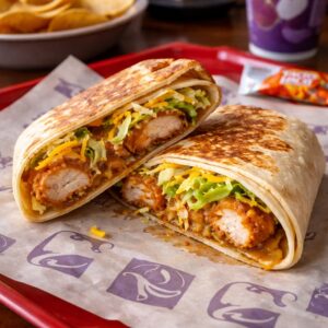 Taco Bell Jalapeño Honey Mustard Crispy Chicken Crunchwrap Slider Recipe