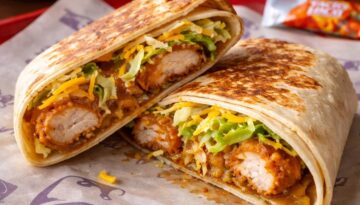 Taco Bell Jalapeño Honey Mustard Crispy Chicken Crunchwrap Slider Recipe