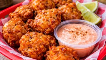 Billy Joe’s Conch Shack Conch Fritters with Dipping Sauce Recipe