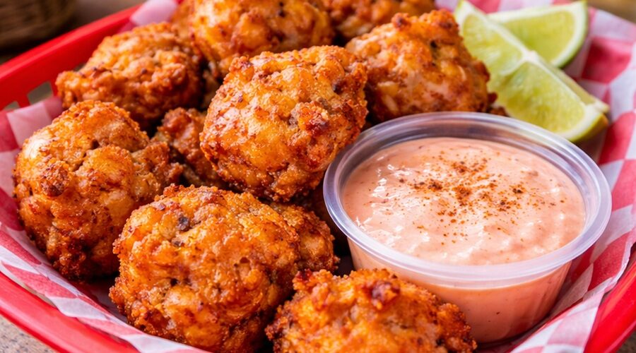 Billy Joe’s Conch Shack Conch Fritters with Dipping Sauce Recipe