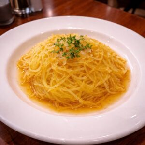 Bonefish Grill Spaghetti Squash with Honey Ginger Glaze Copycat Recipe