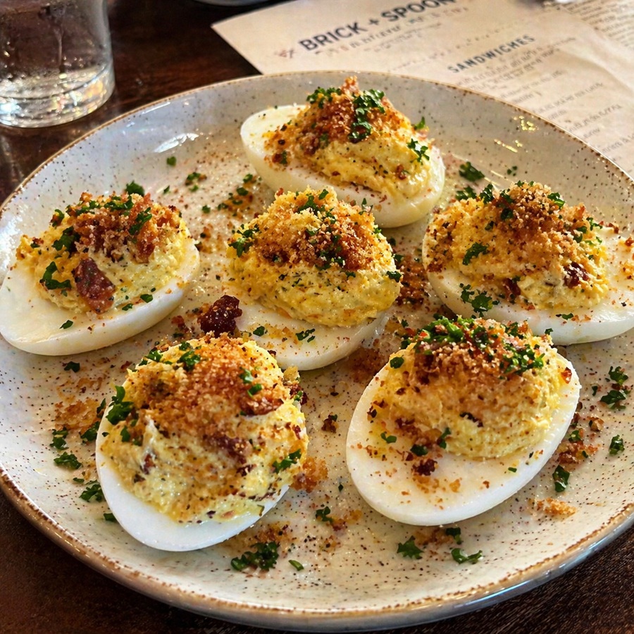 Brick & Spoon Deviled Eggs Recipe